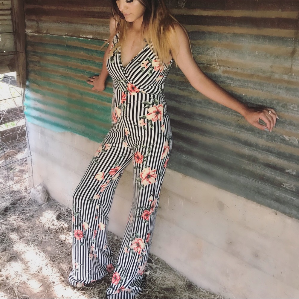 Floral Pantsuit